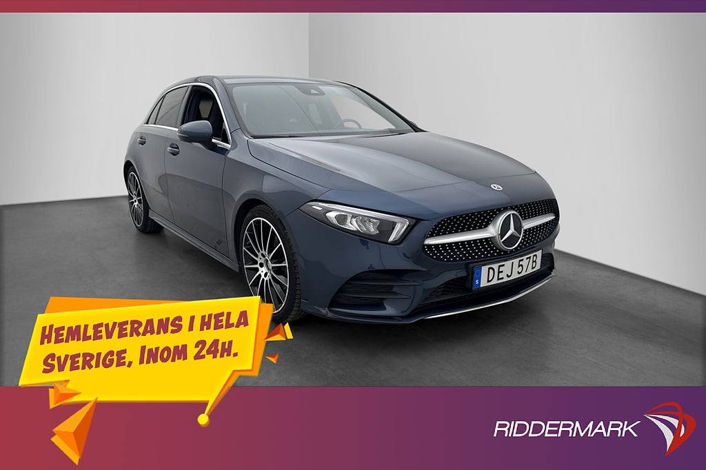 Mercedes-Benz A 180 136hk AMG B-Kamera 0.53l/mil