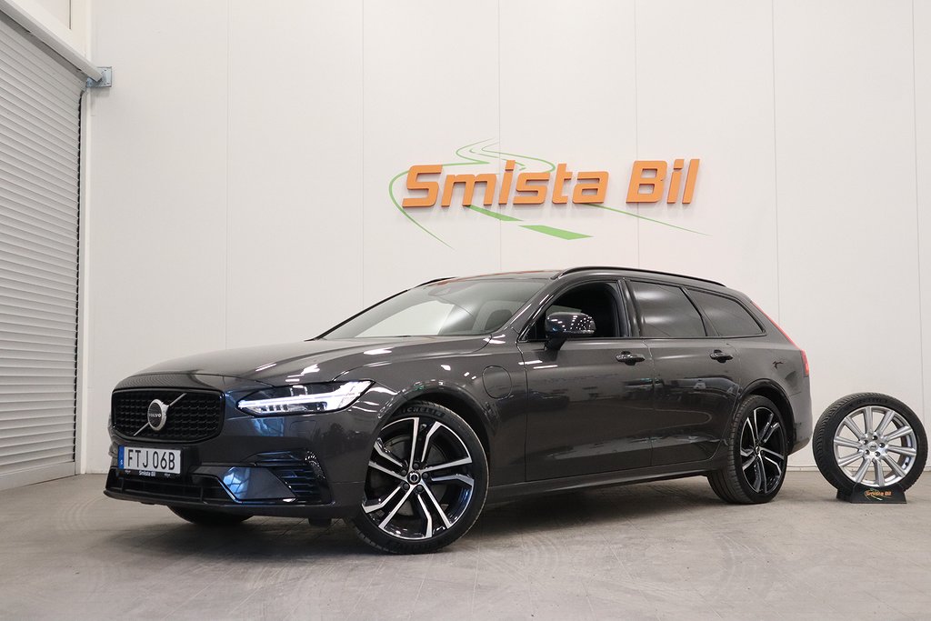 Volvo V90 Recharge T6 AWD R-Design LUFTFJ DRAG H/K 360° MOMS 340hk