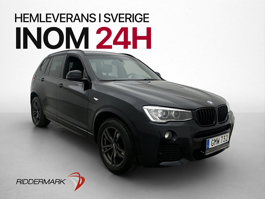 BMW X3 xDrive20d 190hk M Sport H/K LED-Ramp Dragkrok