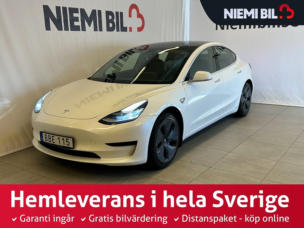 Tesla Model 3 Standard Range Plus 409km räckvidd/S&V-däck
