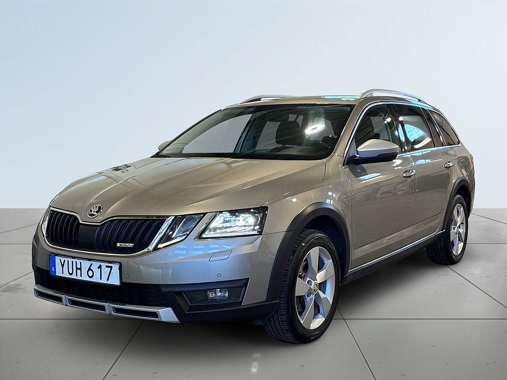 Skoda Octavia Scout 2.0 TDI SCR 4x4 Premium Värmare Drag Kamera Psens S&V