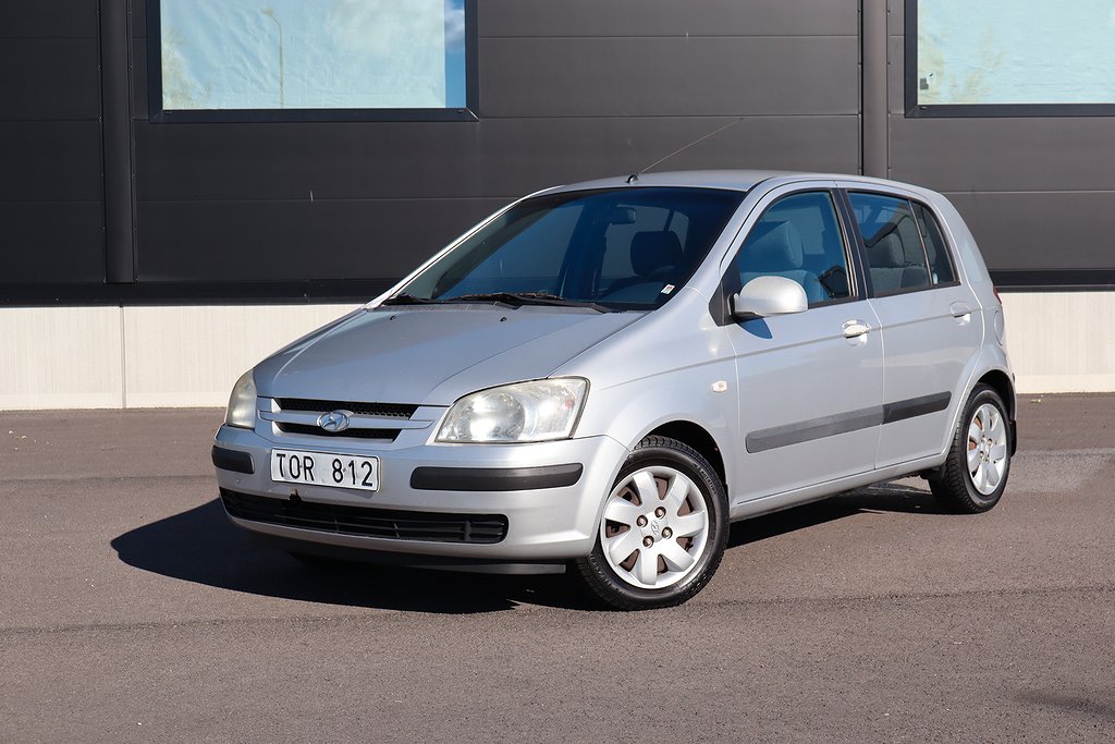 Hyundai Getz 5-dörrar 1.3 Lågmil - NYA MS DÄCK - Pendlarbil