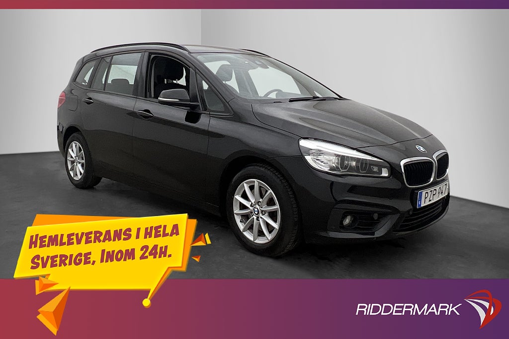 BMW 218 i Gran Tourer 136hk Advantage 7-sits Drag Rattvärme