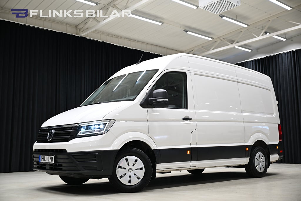 Volkswagen crafter 140HK Automat|Bakgavellyft|LED|Inredning|Moms|SeUtr!!