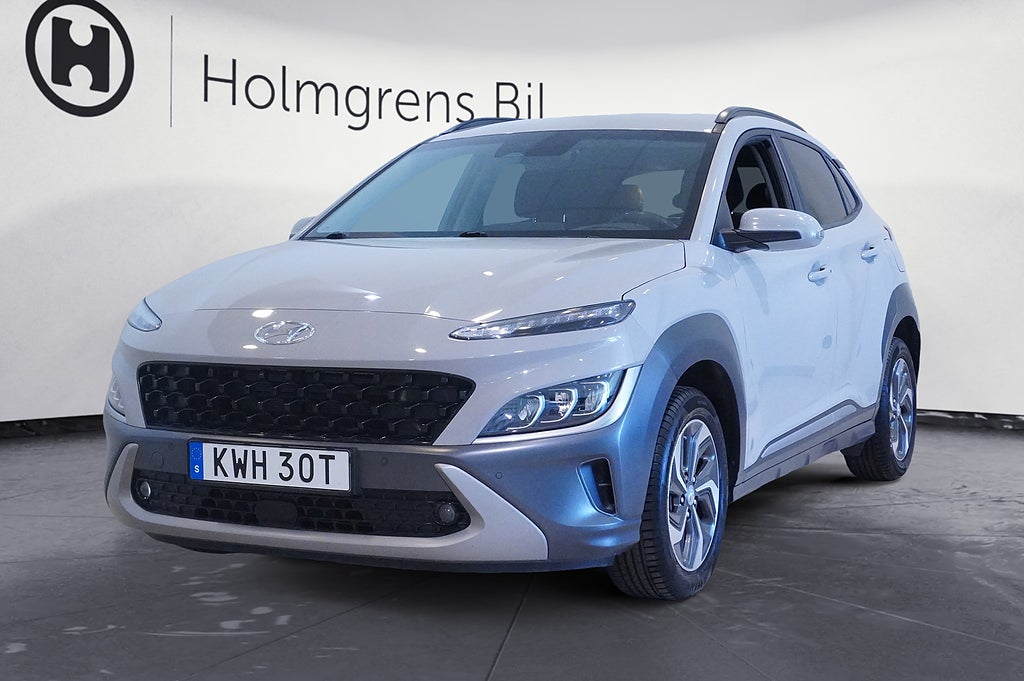 Hyundai Kona Hybrid Advanced 1,6 GDi Automat 141hk Navi Backkamera Rattvärme