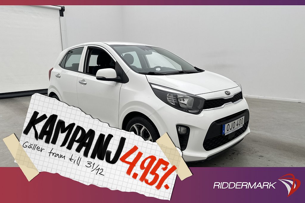 Kia Picanto 1.0 MPI 67hk Advance Kamera MOMS 4,95% Ränta