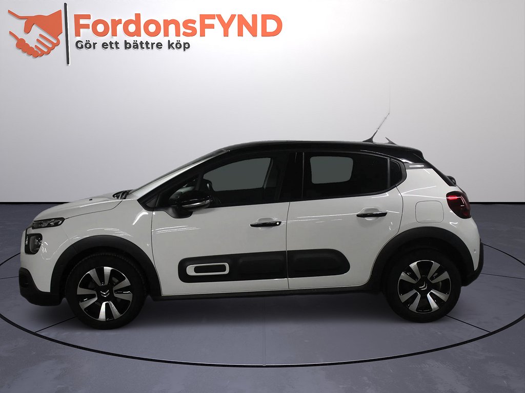 Citroën C3 1.2 PureTech  Euro 6 nyservad 12 mån garanti vat