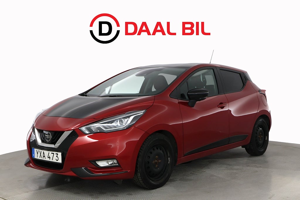 Nissan Micra 0.9 90HK TEKNA B-KAM NAVI DÖDA VINKEL FARTHÅLLARE