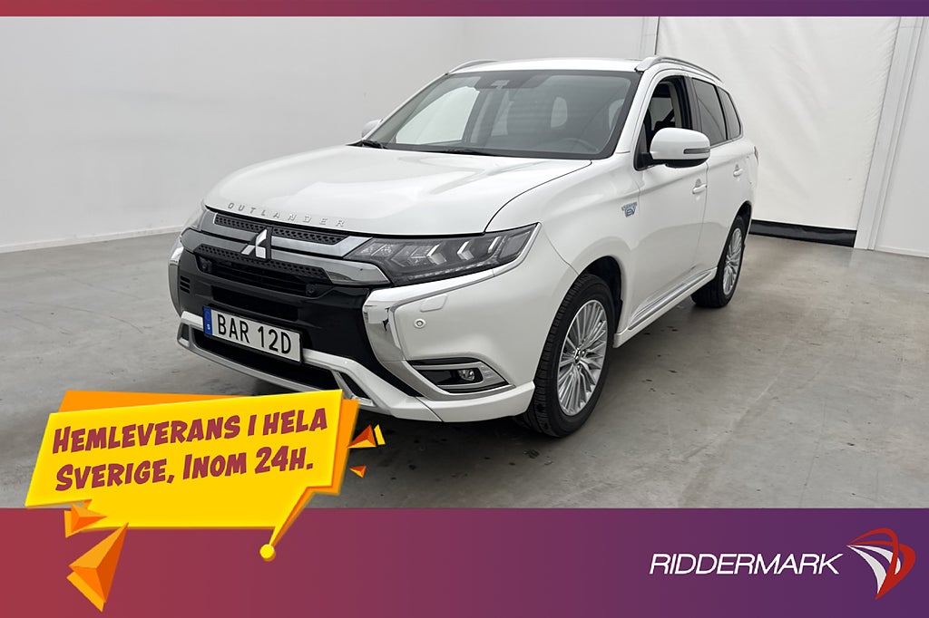 Mitsubishi Outlander PHEV 4WD Comfort Dragkrok Kamera MOMS