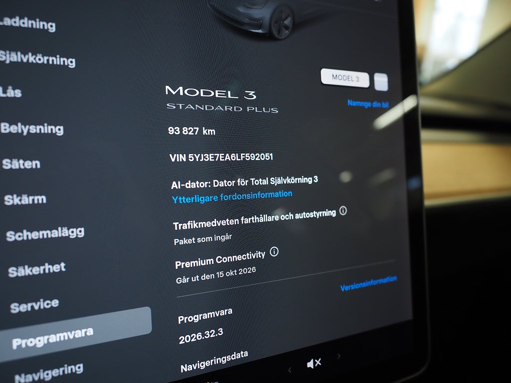 Tesla Model 3 Standard Range Plus Panorama Läder Navigation Kamera 2020