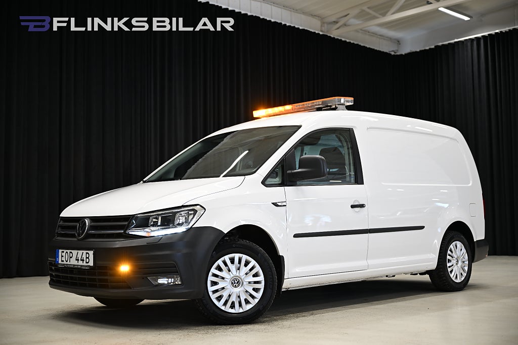 Volkswagen Caddy Maxi DSG 102HK Inredd|Drag|Värmare|PDC|EnÄgare|Leasbar