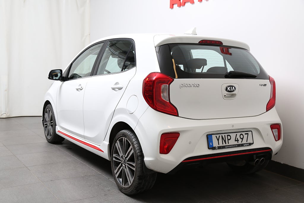 Kia Picanto 1,0 T-GDI 100hk GT-Line Kamera Skinn CarPlay Motorv 2018