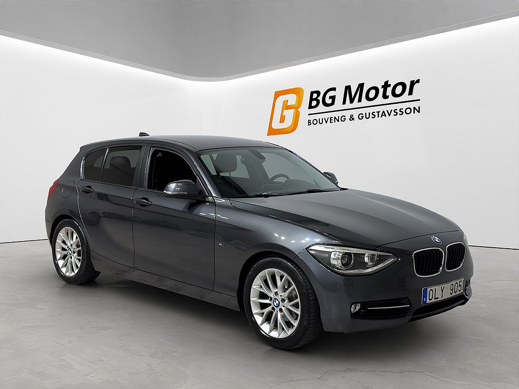 BMW 118d 143HK Sport-Line PDC/BT/Farthållare/Låg-driftkostnad