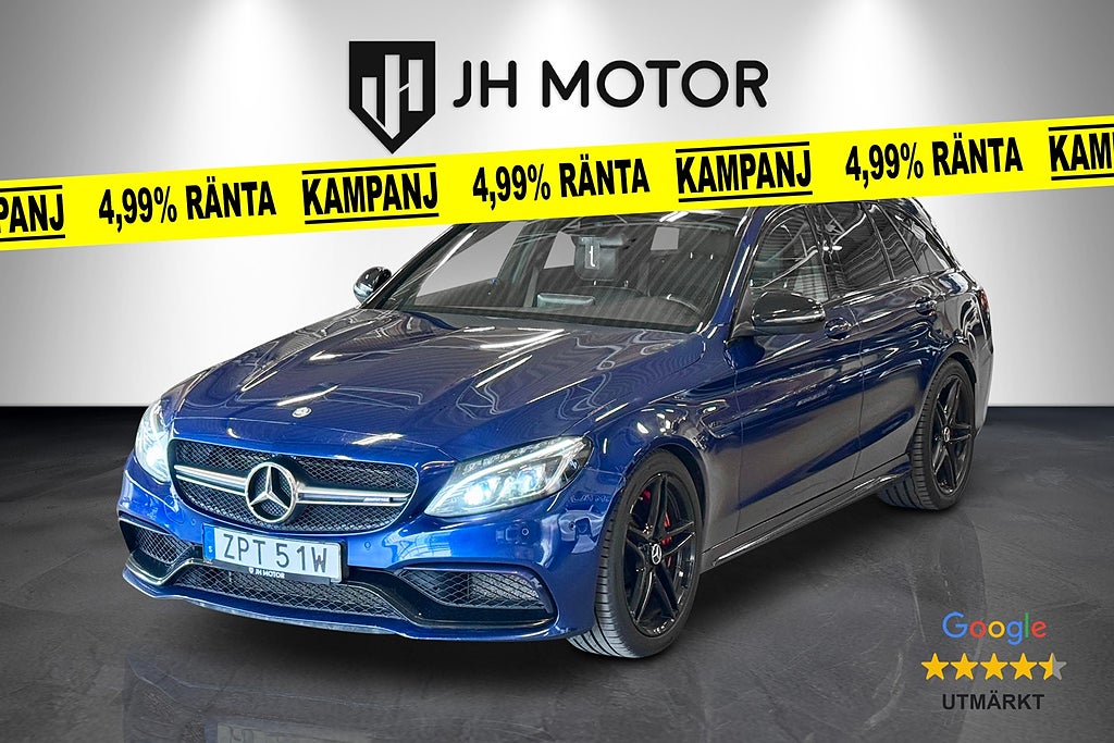 Mercedes-Benz C 63 S T AMG 510hk Perfomance BURMESTER/Kolfiber