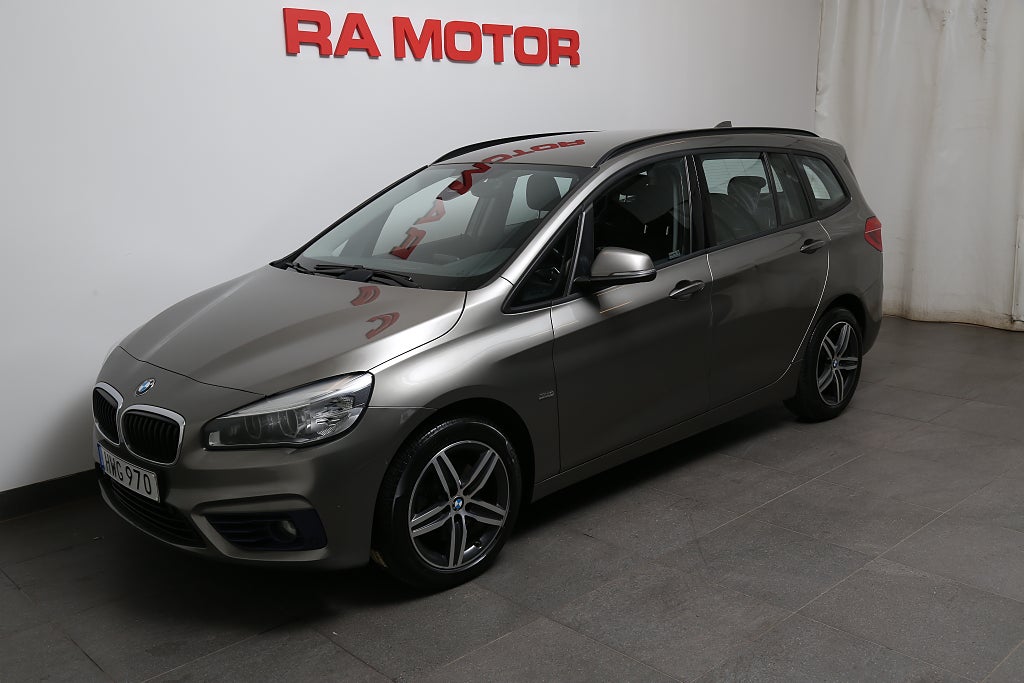 BMW 218 d Gran Tourer Sport line Aut Kamera Drag 7-Sits 2016