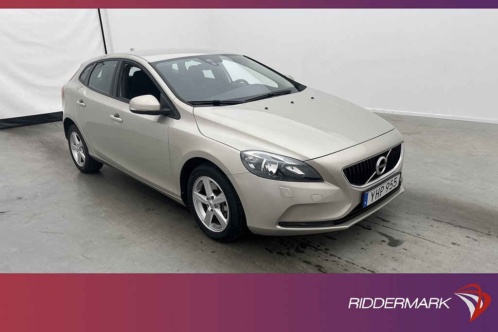 Volvo V40 D2 120hk Kinetic Värmare Kamera BT 0,38l/mil