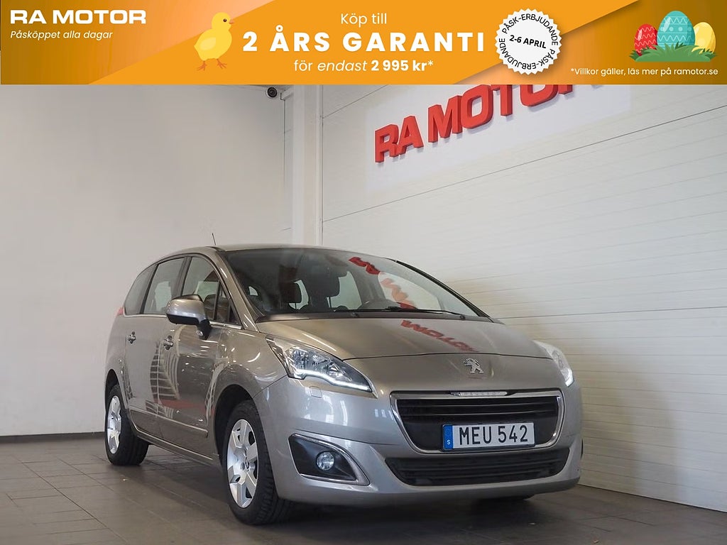 Peugeot 5008 1.2 PureTech 130hk | 7-sits | Farthållare 2015