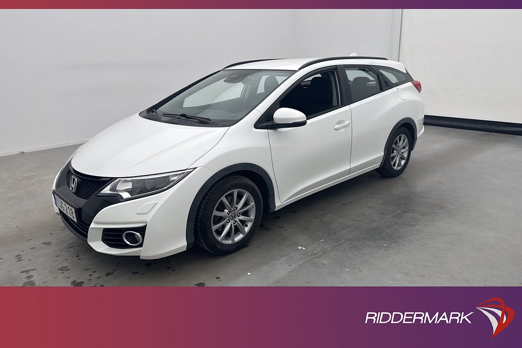 Honda Civic Tourer 120hk Elegance M&K-Värm Kamera Navi Drag