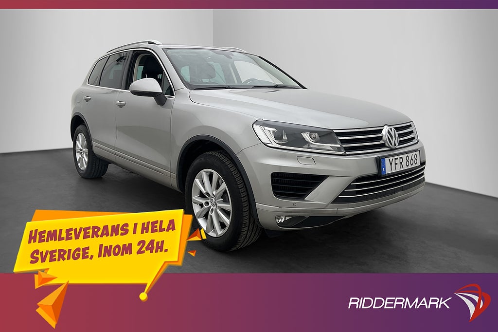 Volkswagen Touareg 3.0 V6 TDI 204hk 4M Värmare Kamera Drag