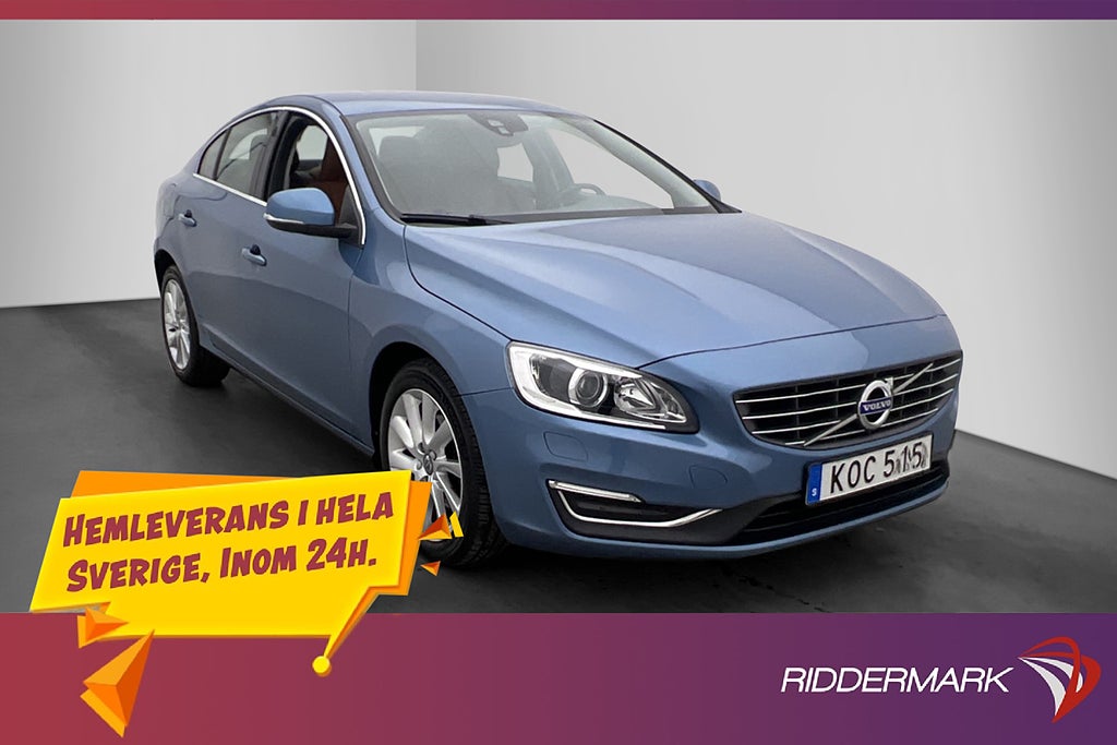 Volvo S60 T4 190hk 184.000kr *GÄLLER 27/3 Summum Skinn Värm