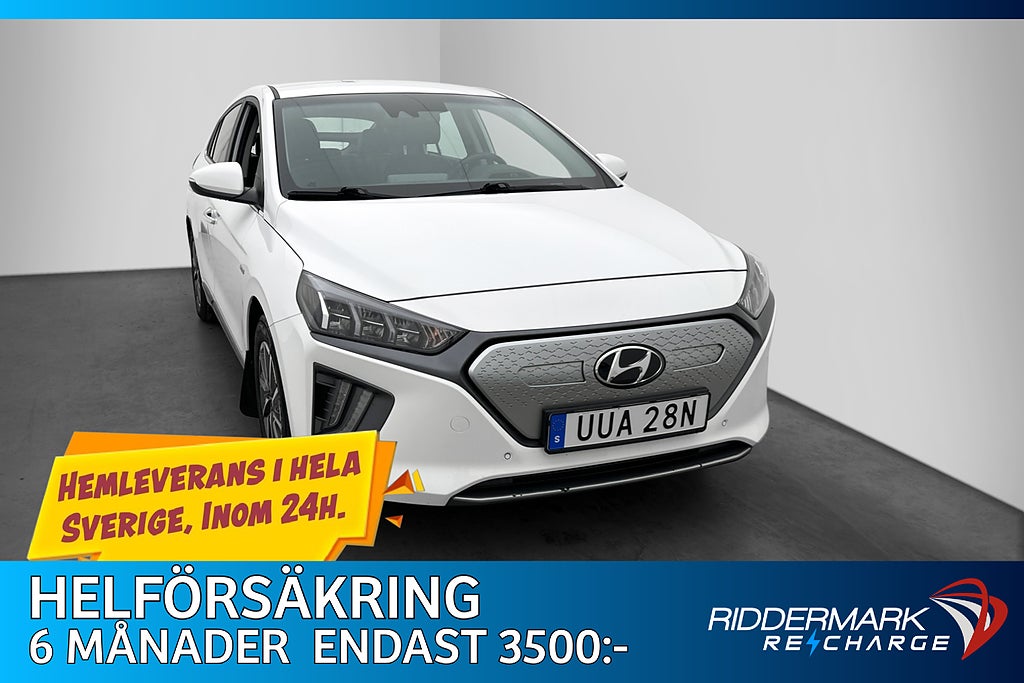 Hyundai IONIQ Electric 38.3 kWh 136hk Premium Plus B-Kamera