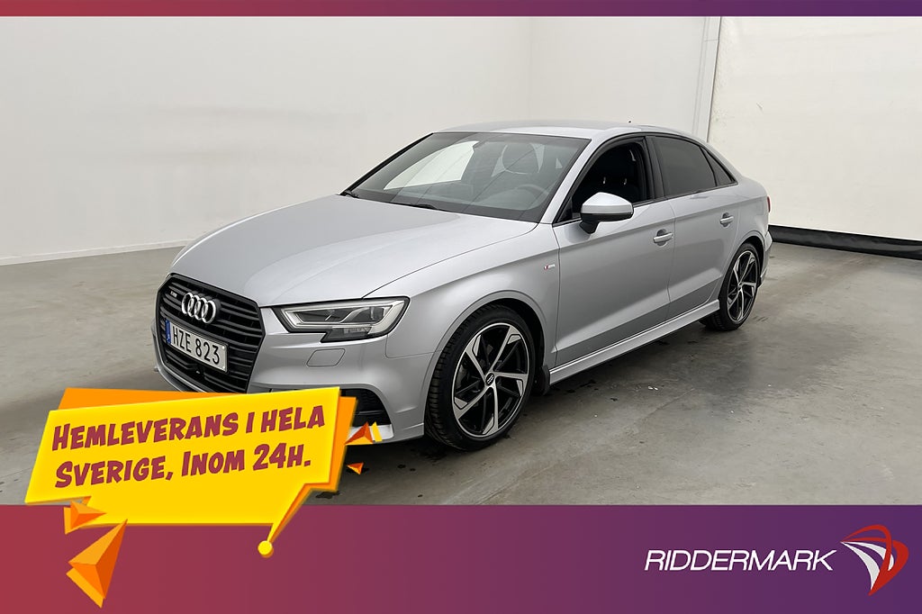 Audi A3 Sedan 35 TFSI S-Line P-Sensorer Halvskinn Massage