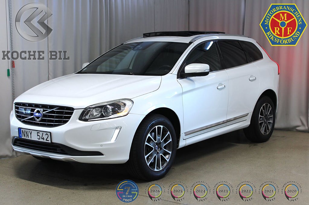 Volvo XC60 D5 AWD 230HK, Polestar, Summum, Panorama, Värmare, Bkam