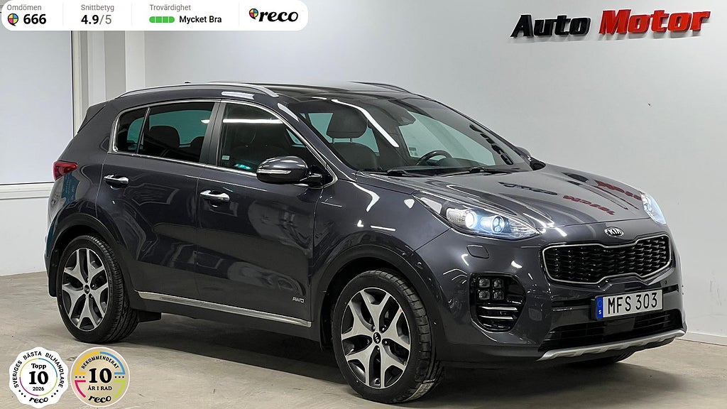 Kia Sportage 2.0 CRDi AWD GT-Line 185hk Panorama/Drag/En ägare