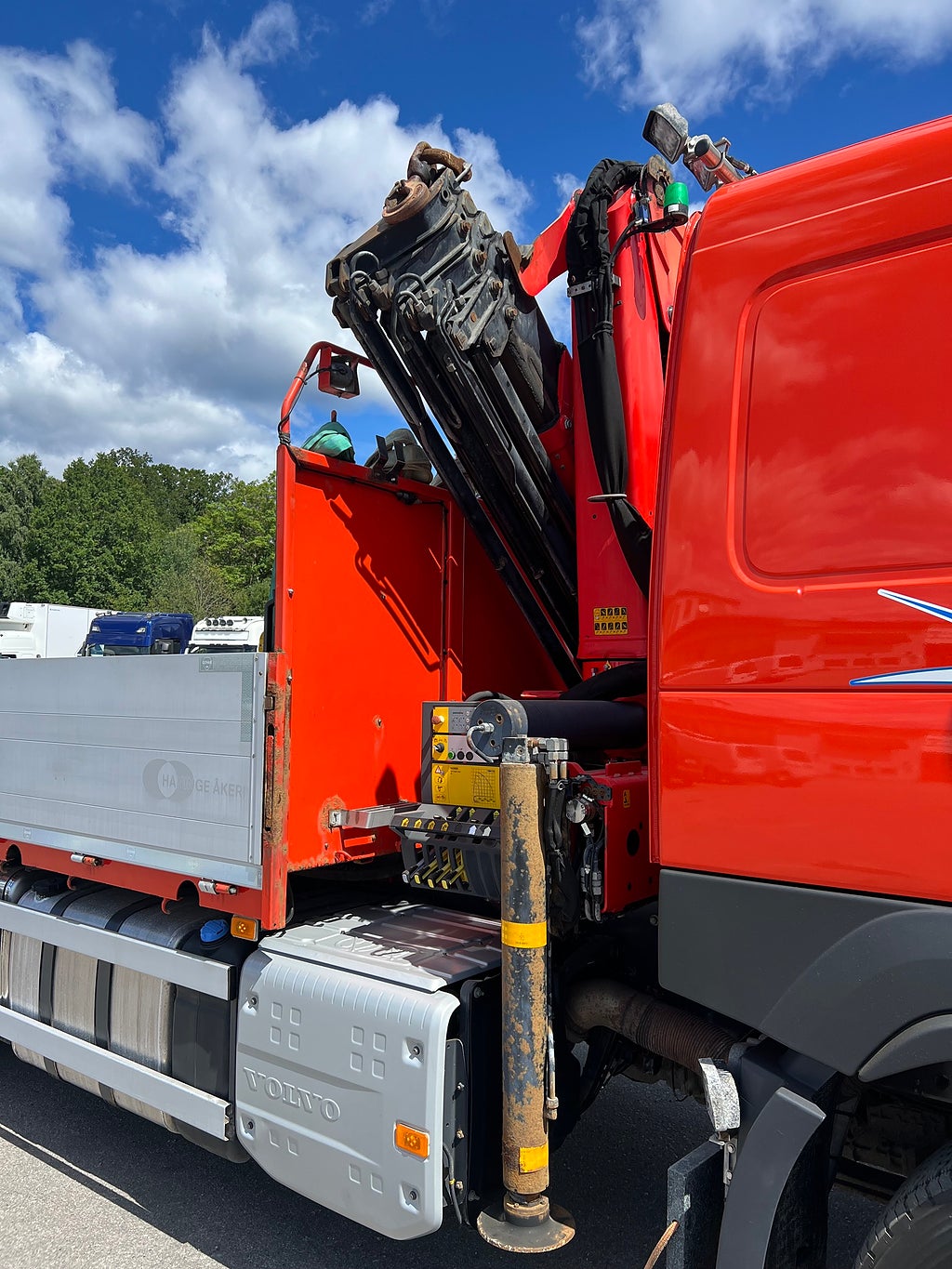 Volvo FM 370 4x2 Kranbil, Palfinger Kran, Euro 6