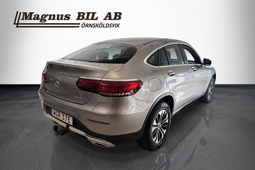 Mercedes-Benz GLC 300 de Coupé 4MATIC Aut P-värm Kamera Skinn Navi Moms miniatyr 4