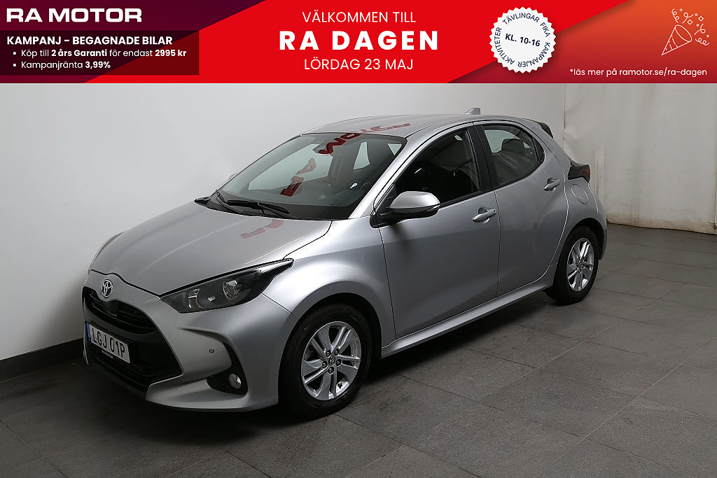 Toyota Yaris Hybrid Active Aut 5D Kamera PDC Blåtand 2023