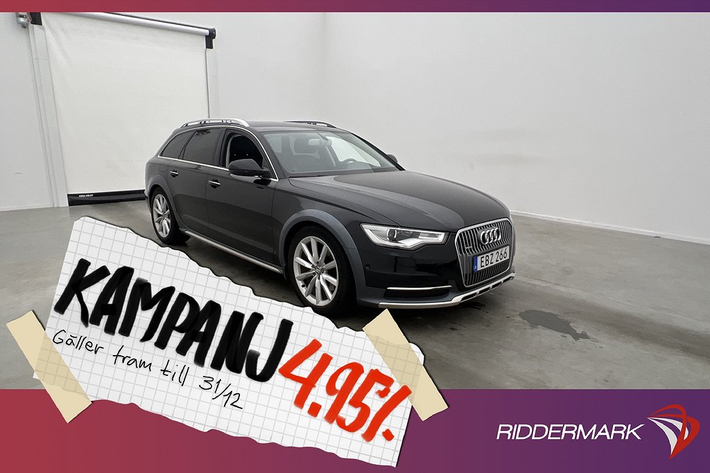 Audi A6 allroad 3.0 TDI Q Comfort P-Värm BO 4,95% Ränta