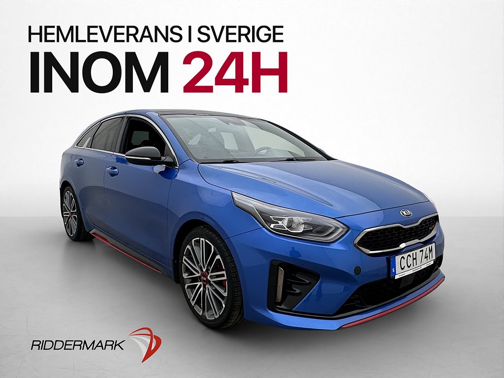 Kia ProCee'd GT 204hk Pano JBL Kamera Navi CarPlay Rattvärme