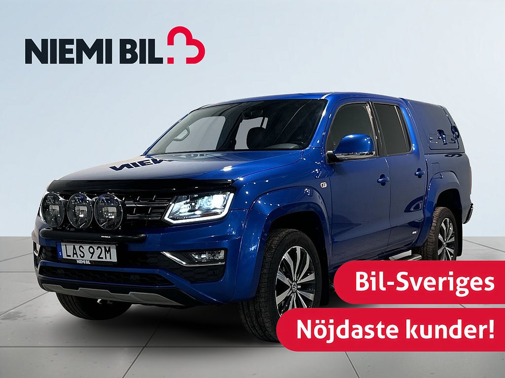Volkswagen Amarok 3.0 V6 TDI 4M Aventura Kåpa Dvärm Drag Kamera SoV MOMS