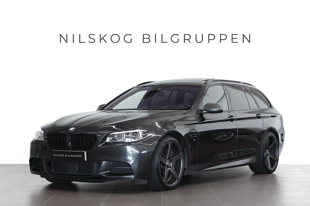 BMW M550 d xDrive Touring | B&O | Pano | Svart läder | SE SPEC!