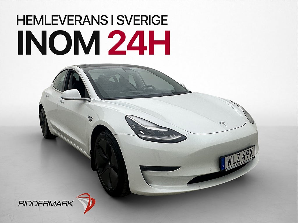 Tesla Model 3 Long Range AWD Svensksåld Autopilot