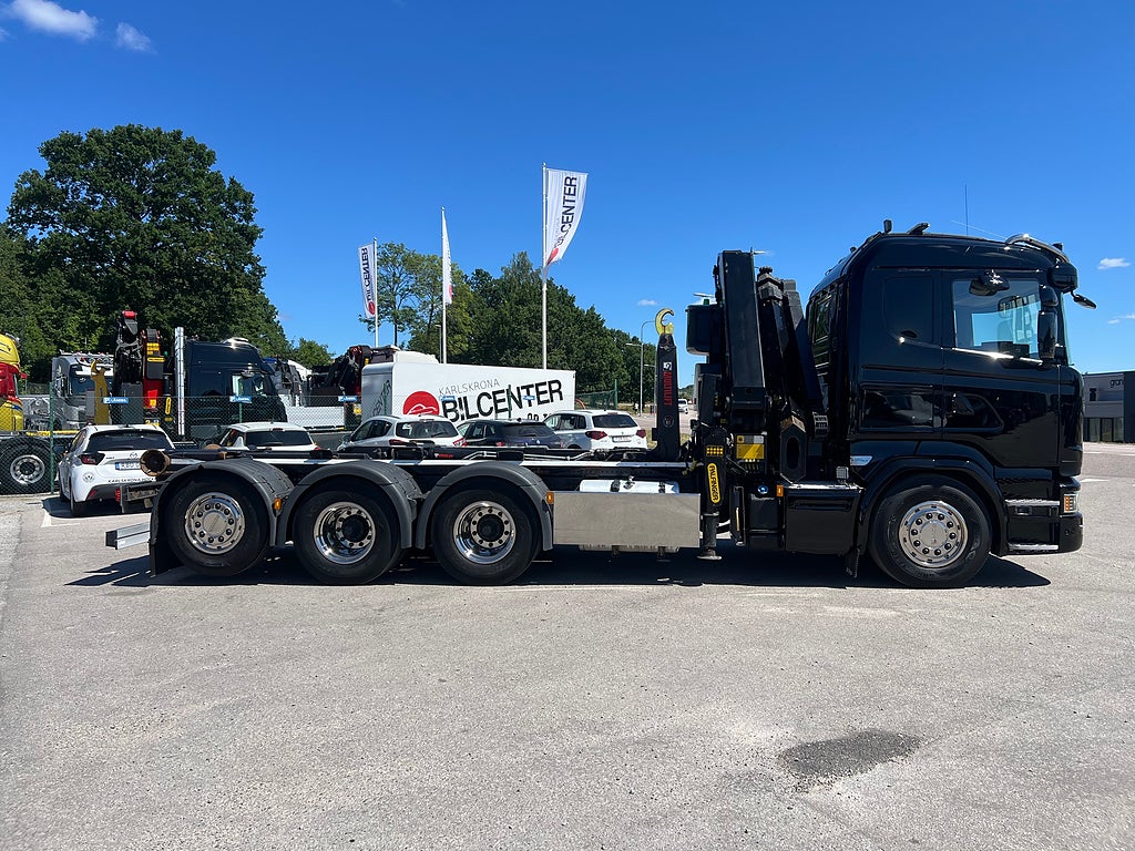 Scania R490 8x4*4 Tridem Kranväxlare, Palfinger 27002 Kran