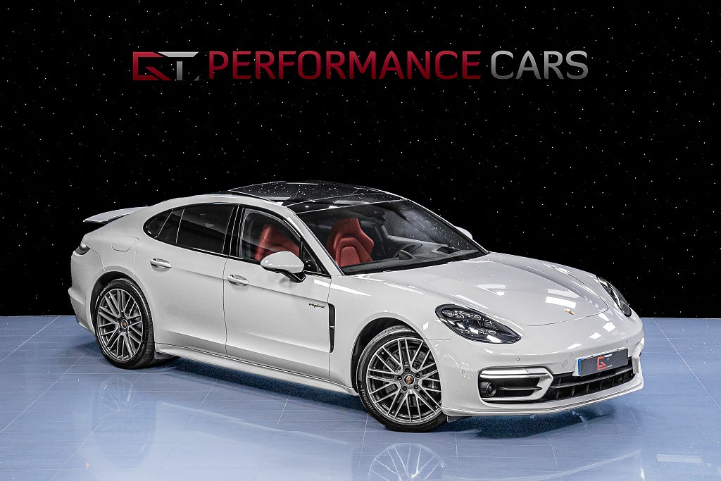 Porsche Panamera 4 E-Hyb Platinum Edt MOMS Sp-Design Crayon 18-vägs Pano
