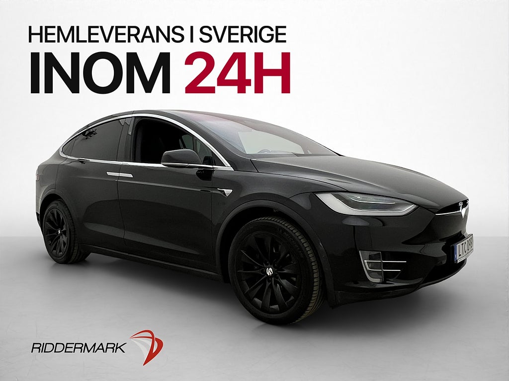 Tesla Model X Long Range 423hk AWD 7-Sits Pano Navi Kamera