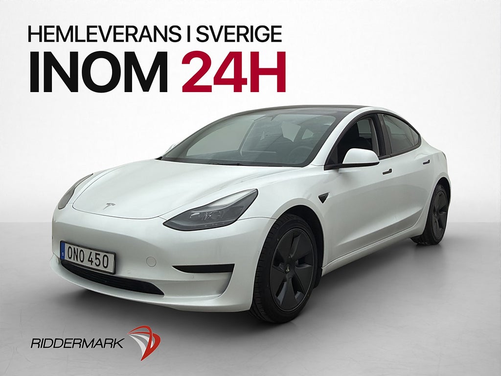 Tesla Model 3 Standard Range Plus Pano MOMS Drag Värmepump