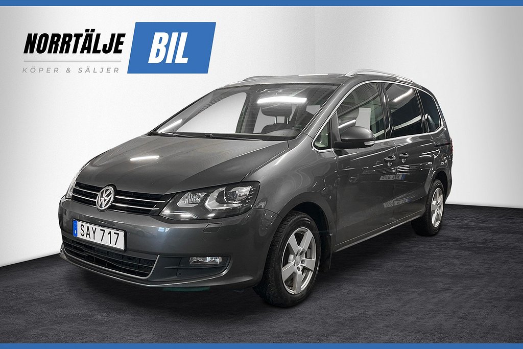 Volkswagen Sharan 2.0 150 HK TDI DSG 7-SITS D-VÄRM CARPLAY 