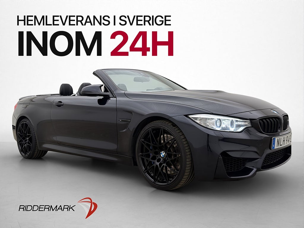 BMW M4 Convertible 431hk Svensksåld H/K Supersprint Skinn