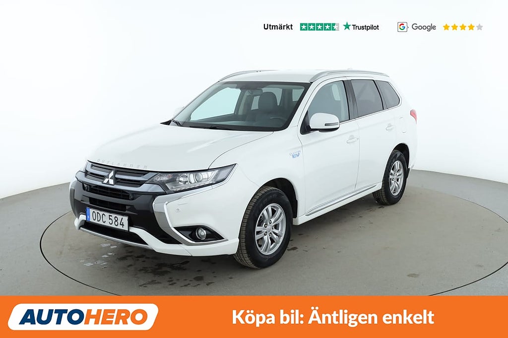 Mitsubishi Outlander PHEV 2.0 / Dragkrok, Backkamera, Rattvärme