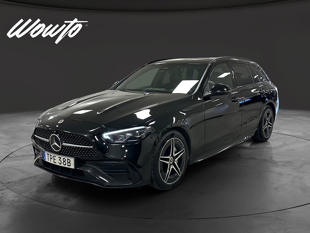 Mercedes-Benz C 200 T 4MATIC AMG Night Drag Värmare Moms