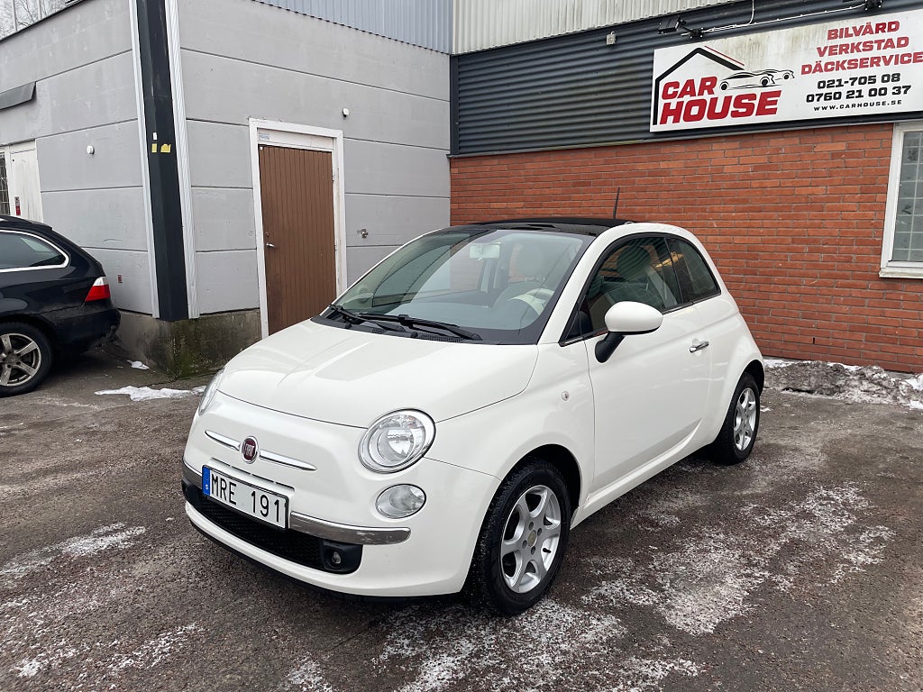Fiat 500 1.2 8V Lounge Euro 5/ny kamrem/Panorama/Ränta fr 1,95%