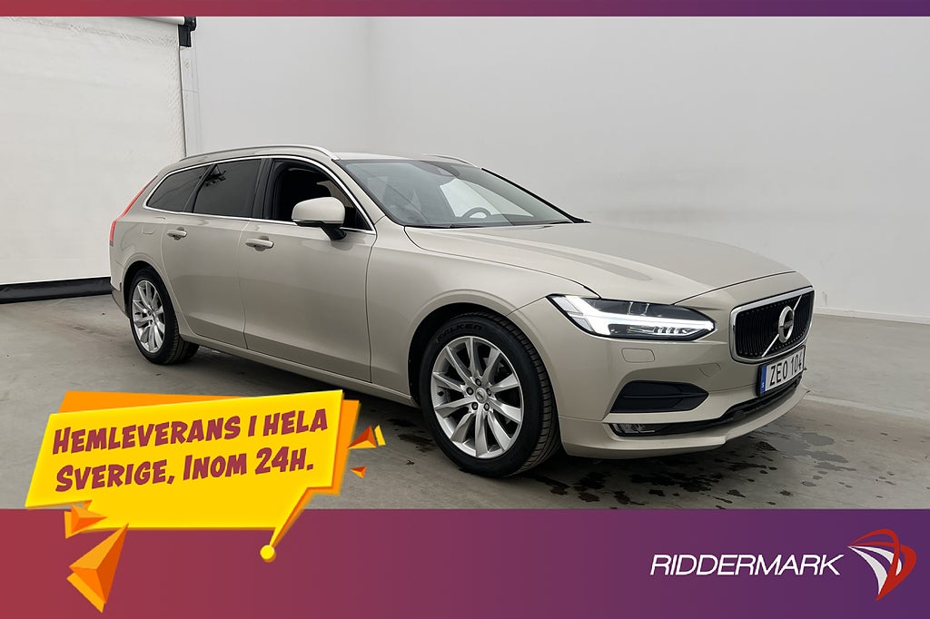 Volvo V90 D4 190hk Momentum VOC D-Värmare B-Kamera Navi
