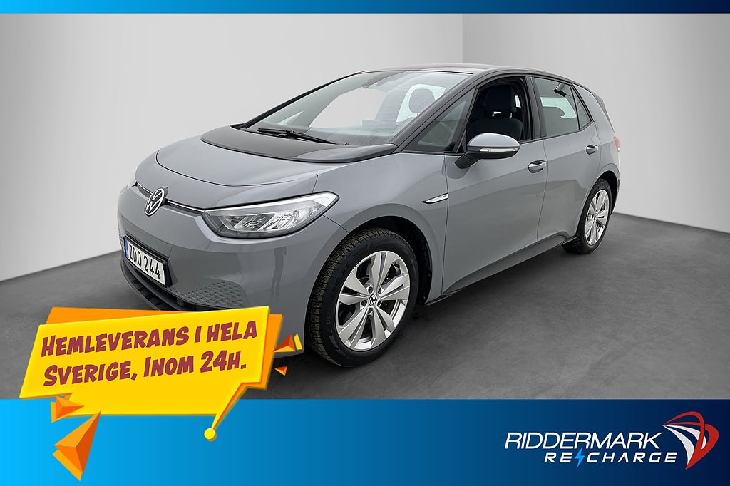 Volkswagen ID.3 Pro Performance 204hk Värmare CarPlay Navi