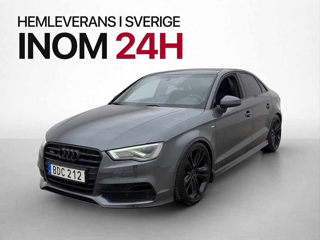 Audi A3 Sedan 2.0 TDI Quattro 184hk Panoramatak Bluetooth