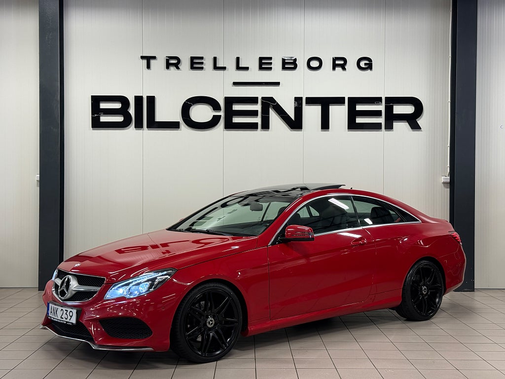 Mercedes-Benz E 220 Coupé 7G-Tronic AMG Plus Sport 170hk | Panorama