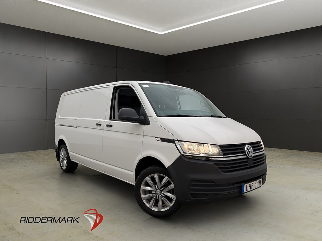 Volkswagen Transporter L2 Värm 2xDörr B-Kamera CARPLAY Moms